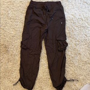 Lululemon dance studio cargo pants in espresso brown